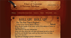 Desktop Screenshot of palaceofcuriosities.com